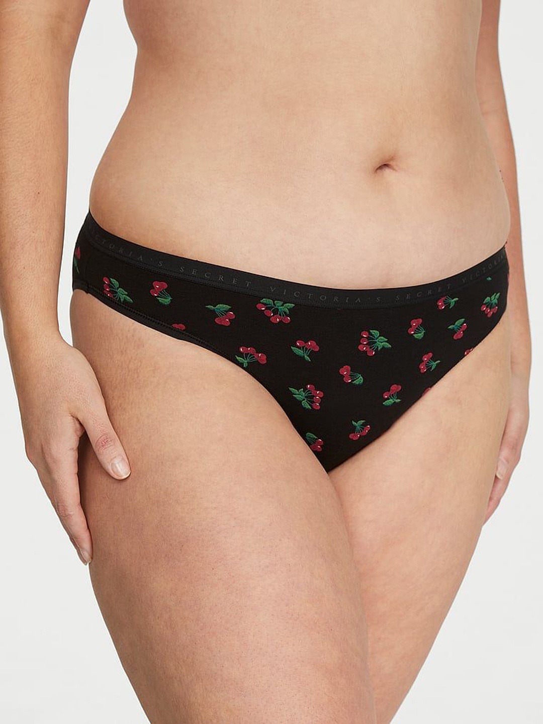 

Victoria's Secret Printed Bikini Briefs 112148975ZC8, Black