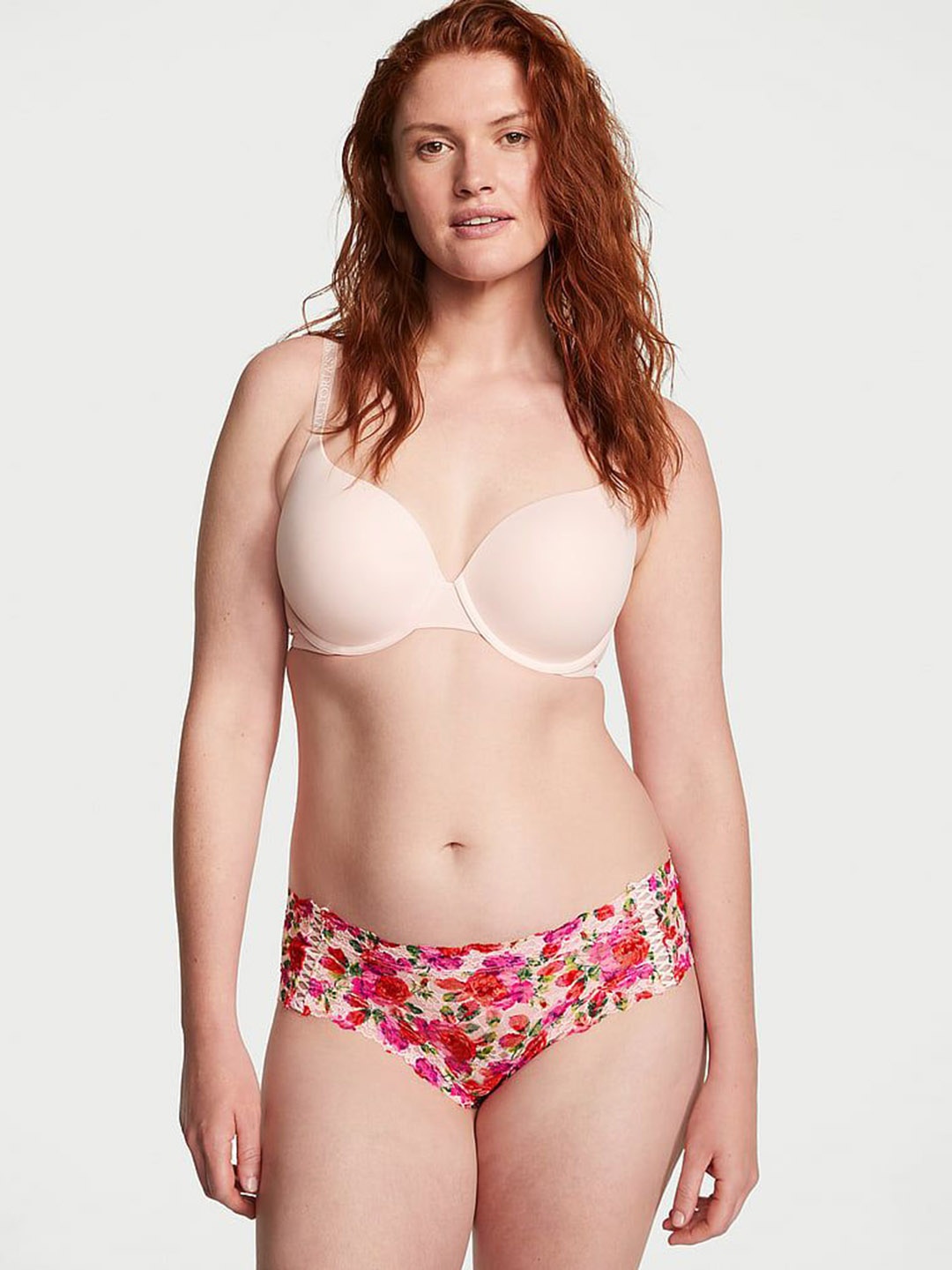 

Victoria's Secret Cotton Very Sexy Lace Trim Cheekini Briefs- 112183195ZCC, Beige
