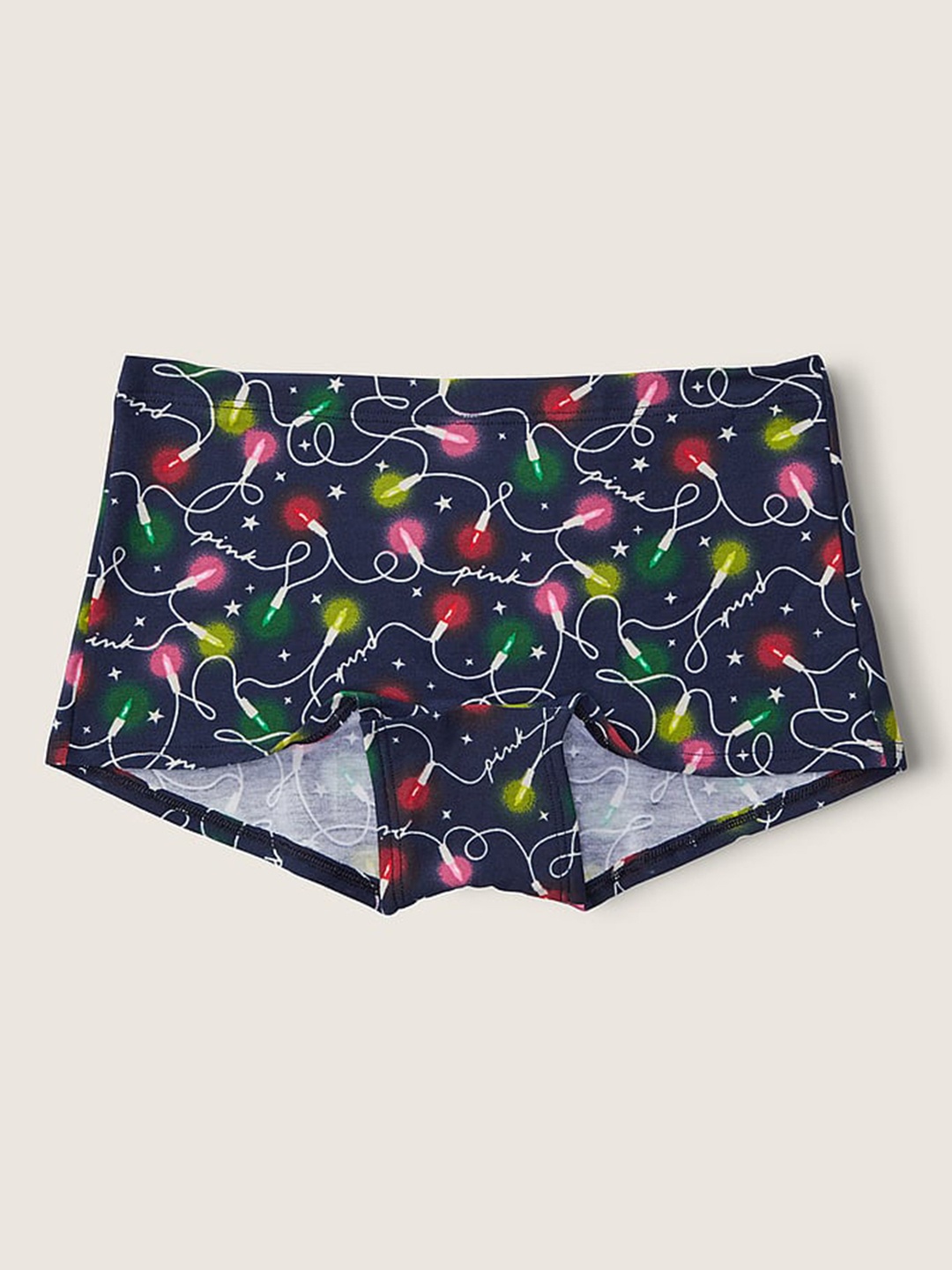 

Victoria's Secret PINK Printed Boyshort Panty Briefs 110859125RSG, Navy blue