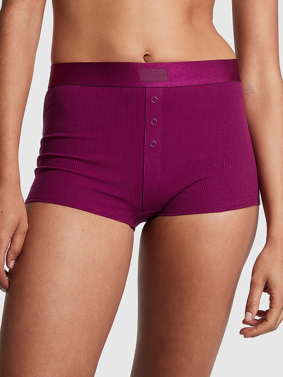 

Victoria's Secret PINK Boy Shorts Briefs 112163155TY4, Burgundy