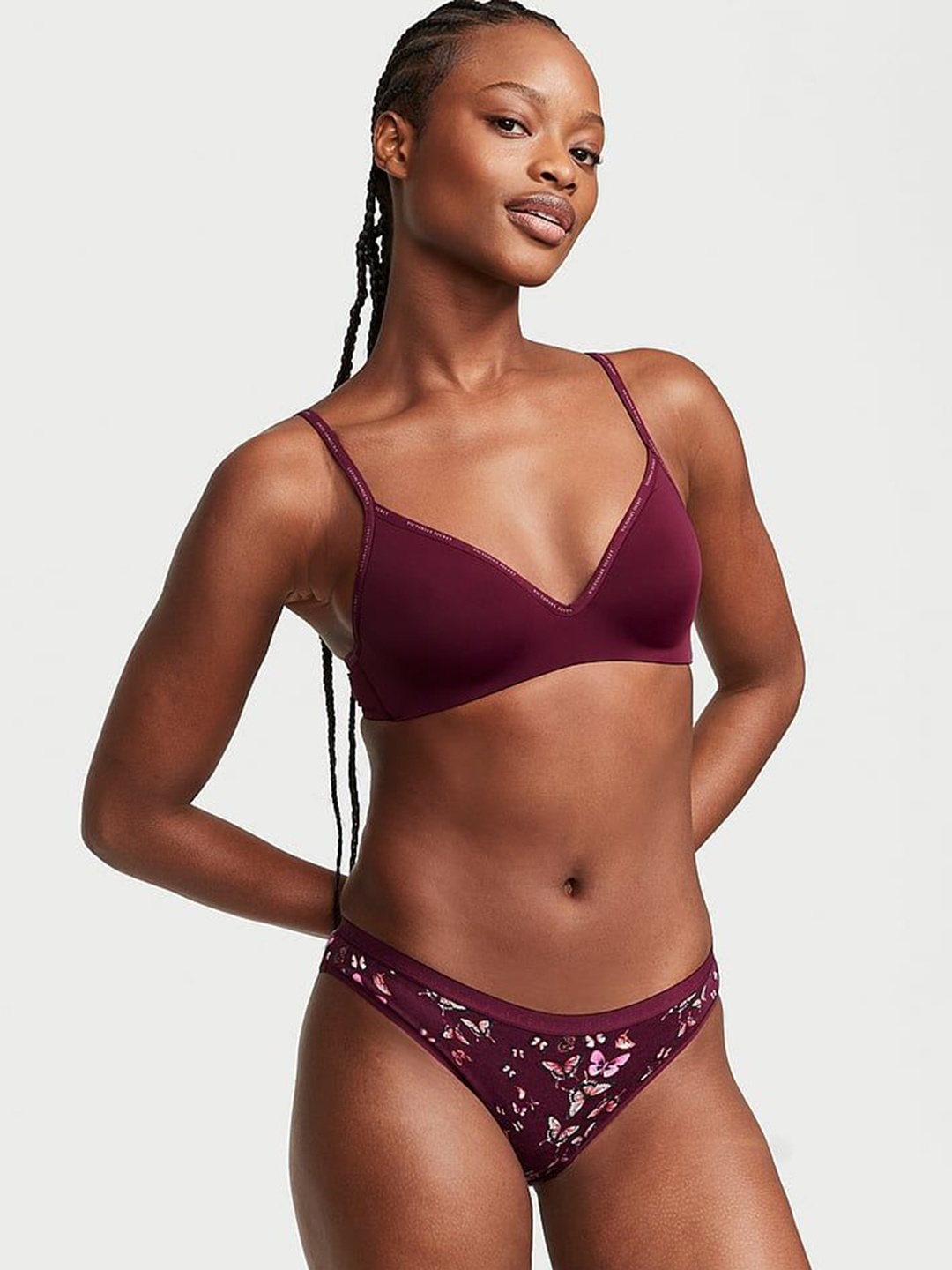 

Victoria's Secret Stretch Bikini Panty 1121489761DG, Maroon