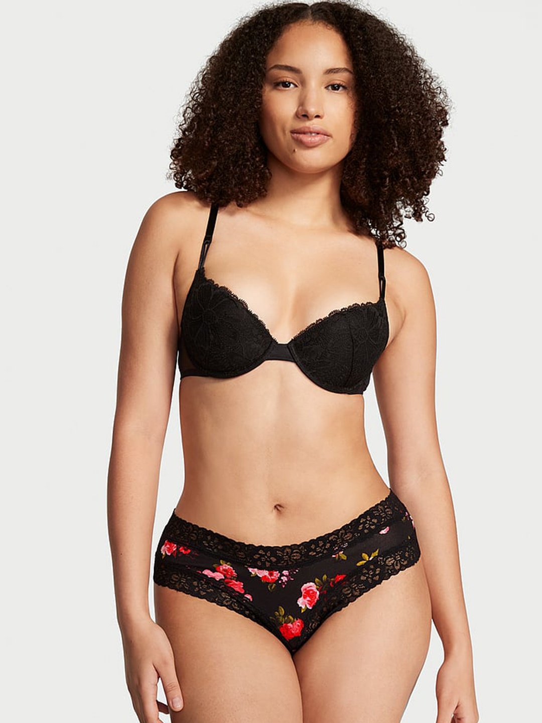 

Victoria's Secret Self-Designed Basic Briefs 111506095P4Q, Black