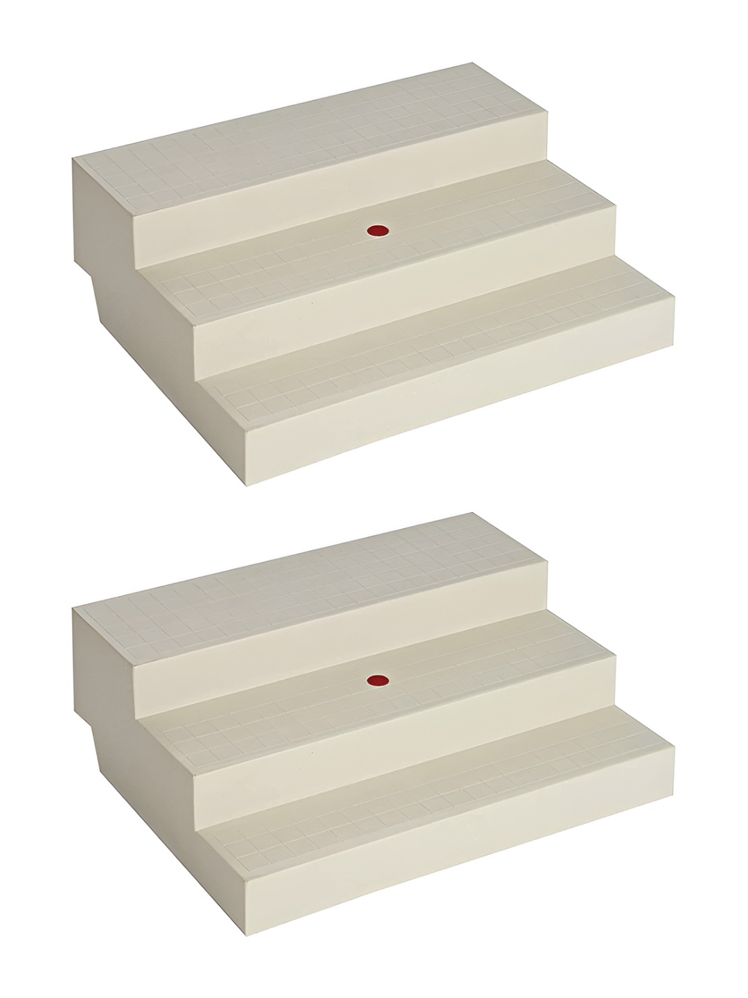 appeasy White 2Pcs 3-Tier Shelf Organiser