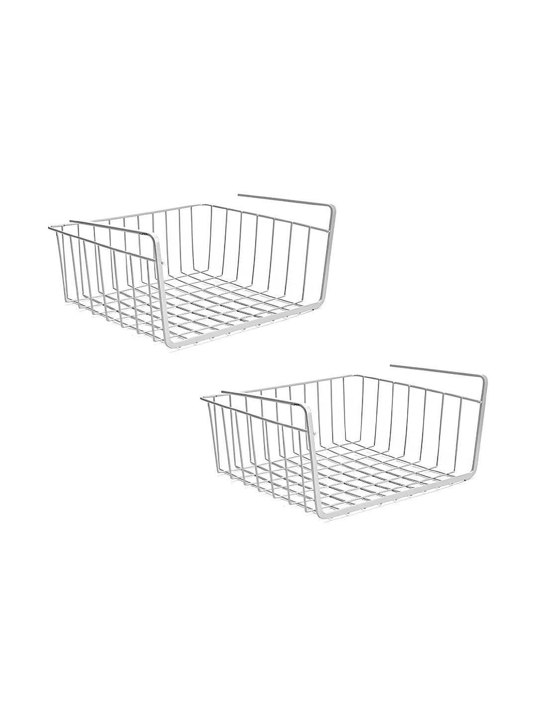 

appeasy 2Pcs Grey Plastic Dish rack, Silver