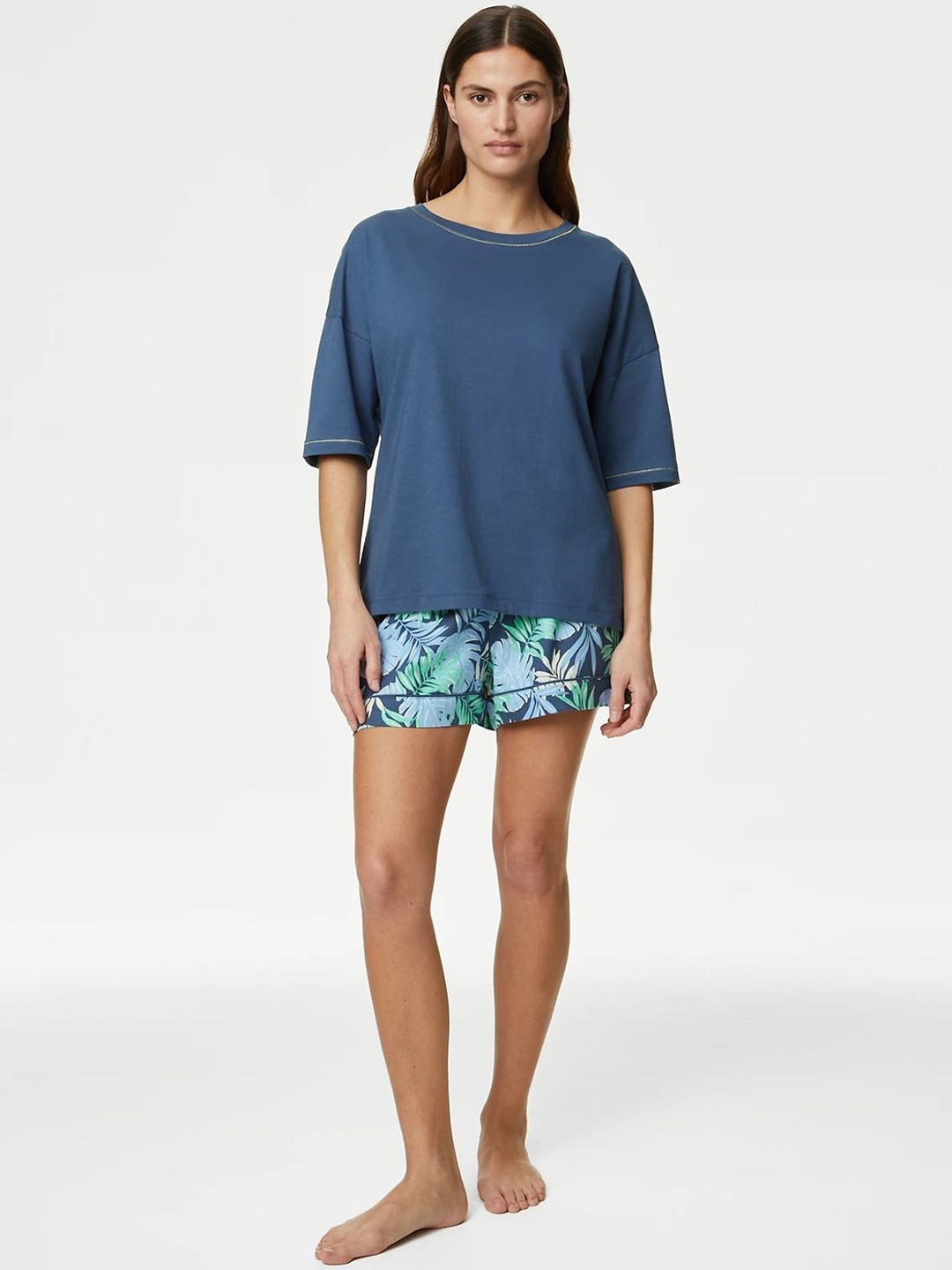 

Marks & Spencer Women Night suit, Blue