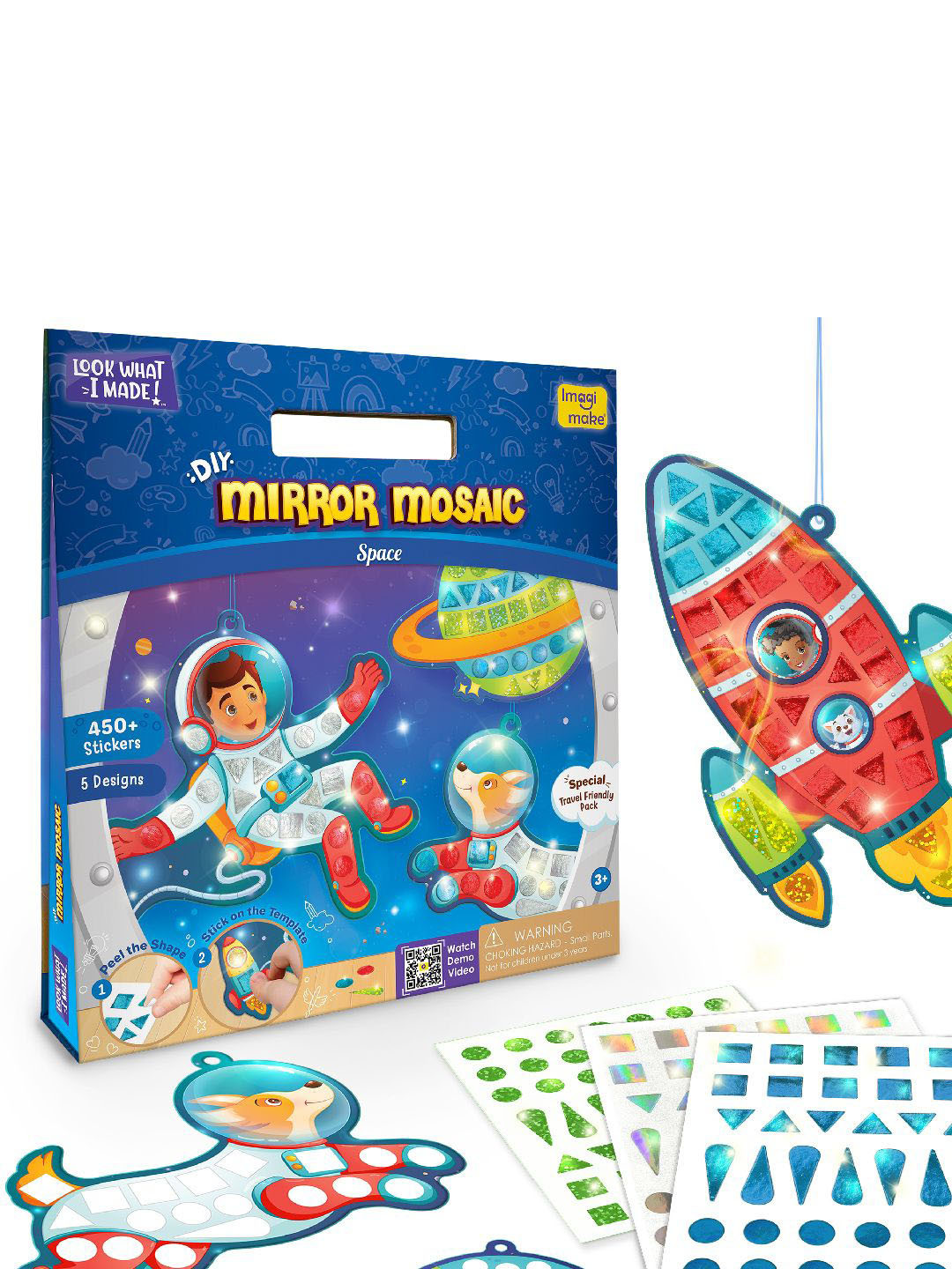 

Imagimake Mirror Mosaic : Space, Blue
