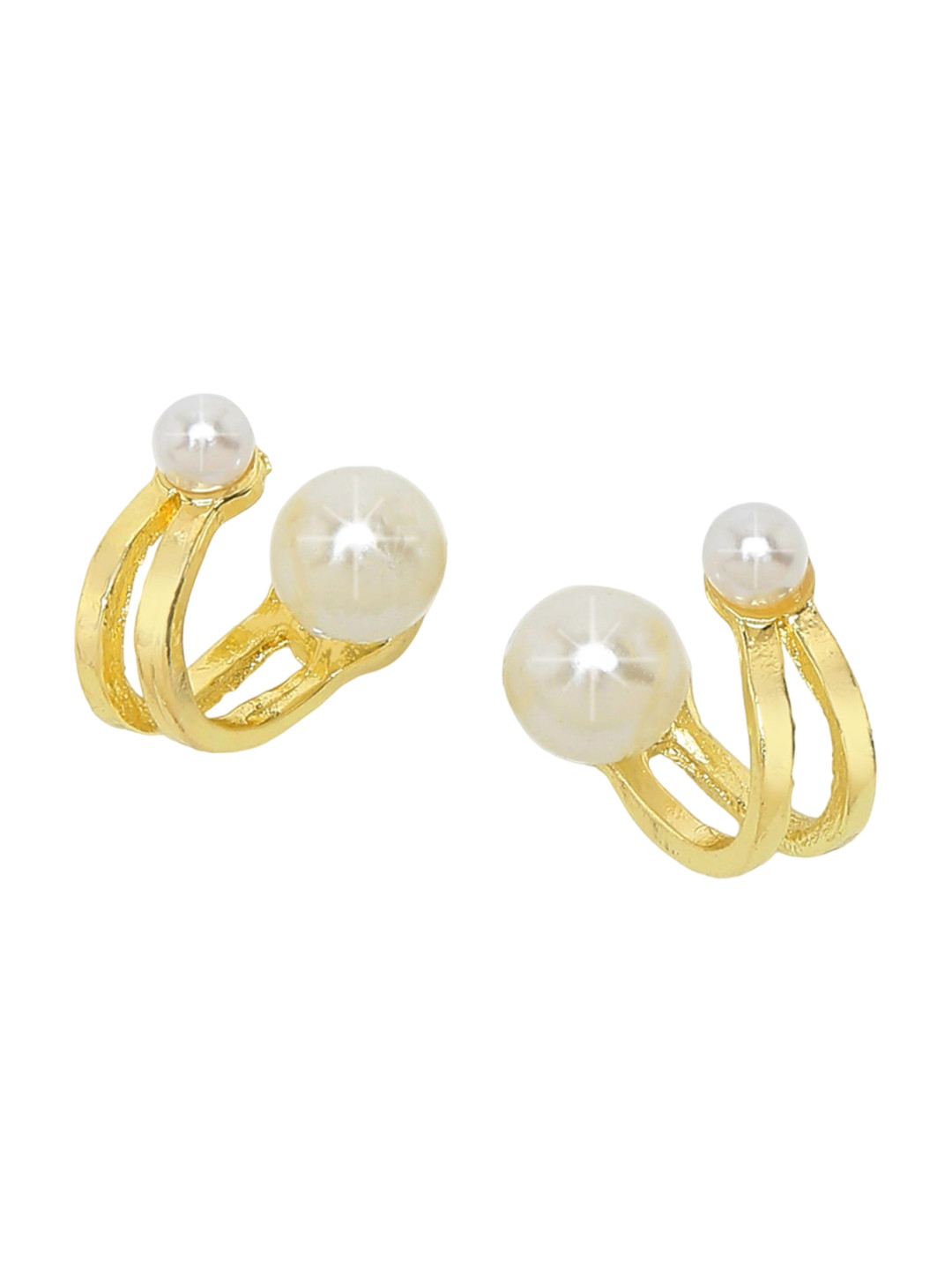 

YouBella Gold-Plated Beaded Studs Earrings