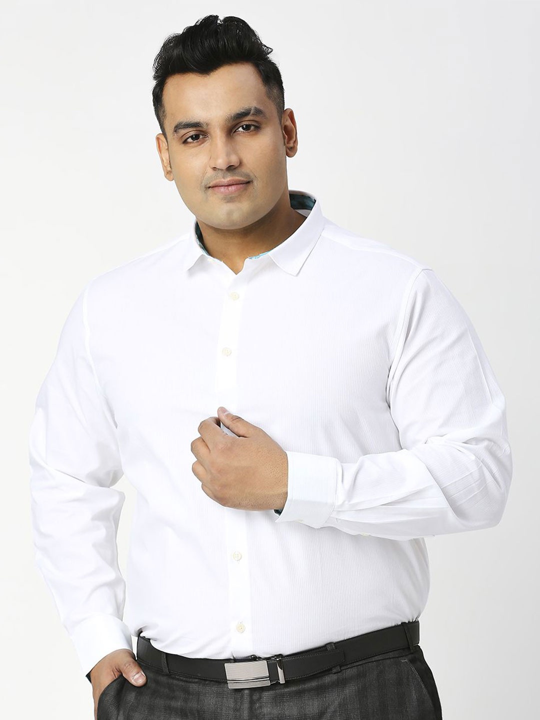 

Thomas Scott Premium Opaque Cotton Formal Shirt, White