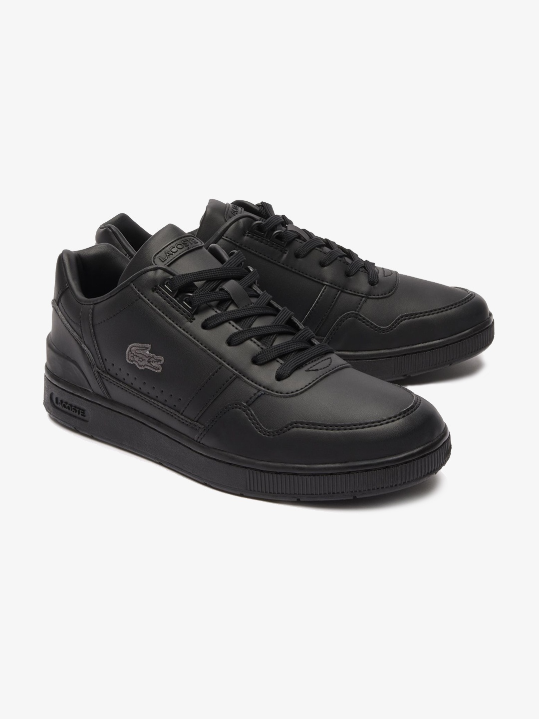 

Lacoste Men Leather Sneakers, Black