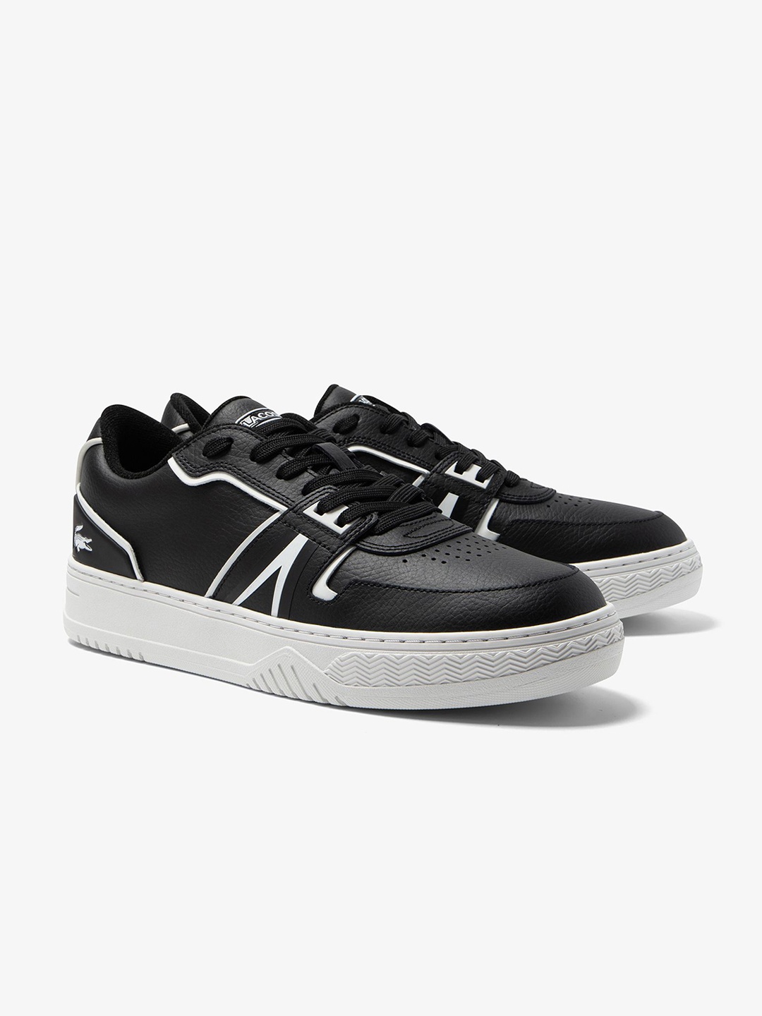 

Lacoste Men Leather Sneakers, Black