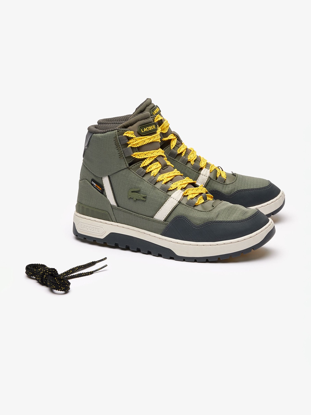 

Lacoste Men Colourblocked Sneakers, Green