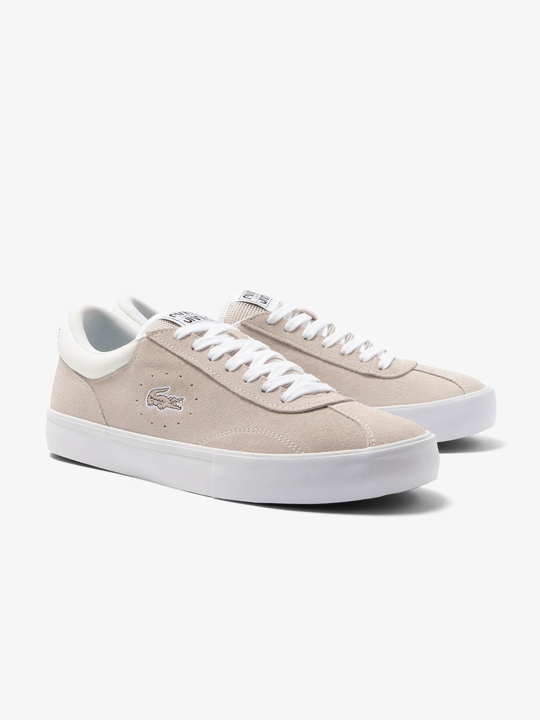 

Lacoste Men Round Toe Sneakers, Beige