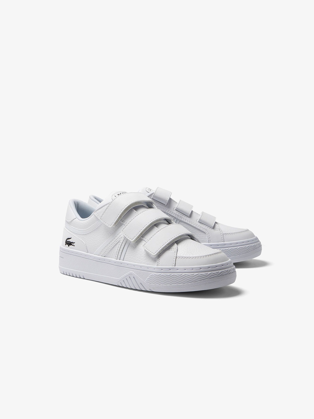 

Lacoste Unisex Kids Colourblocked PU Sneakers, White