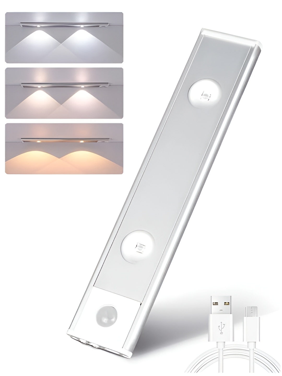 

XERGY Silver Toned Contemporary Rectangle Shaped Aluminium Wall Lamp With Bulb
