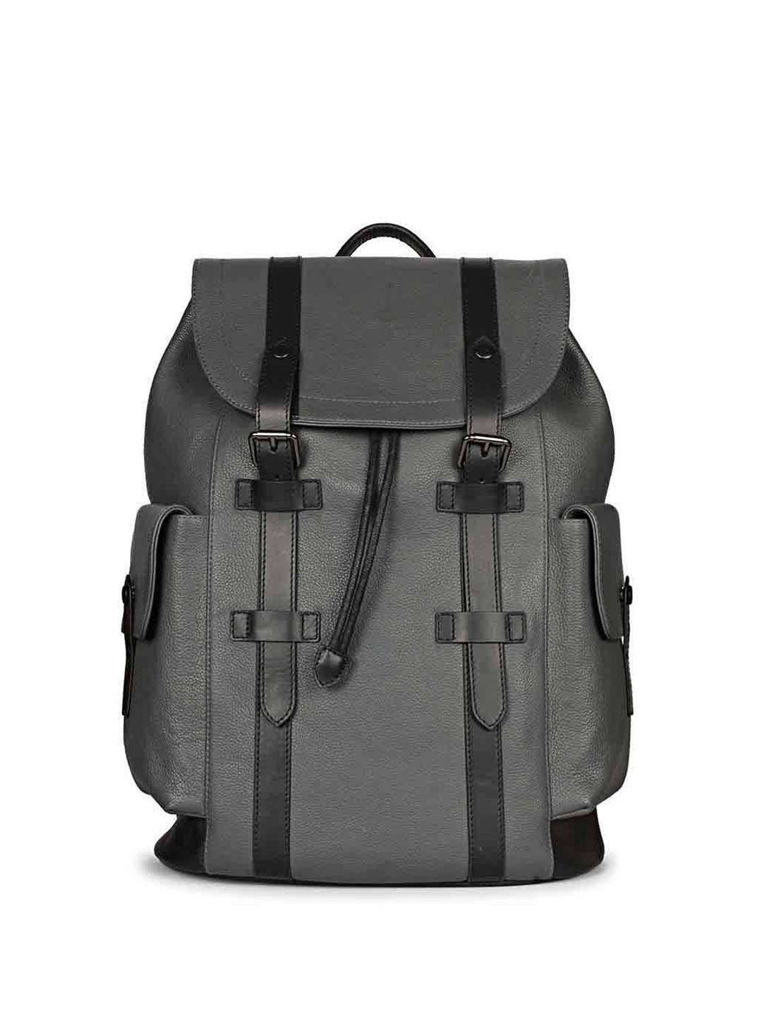

Saint G Women Leather Shopper Shoulder Bag, Grey