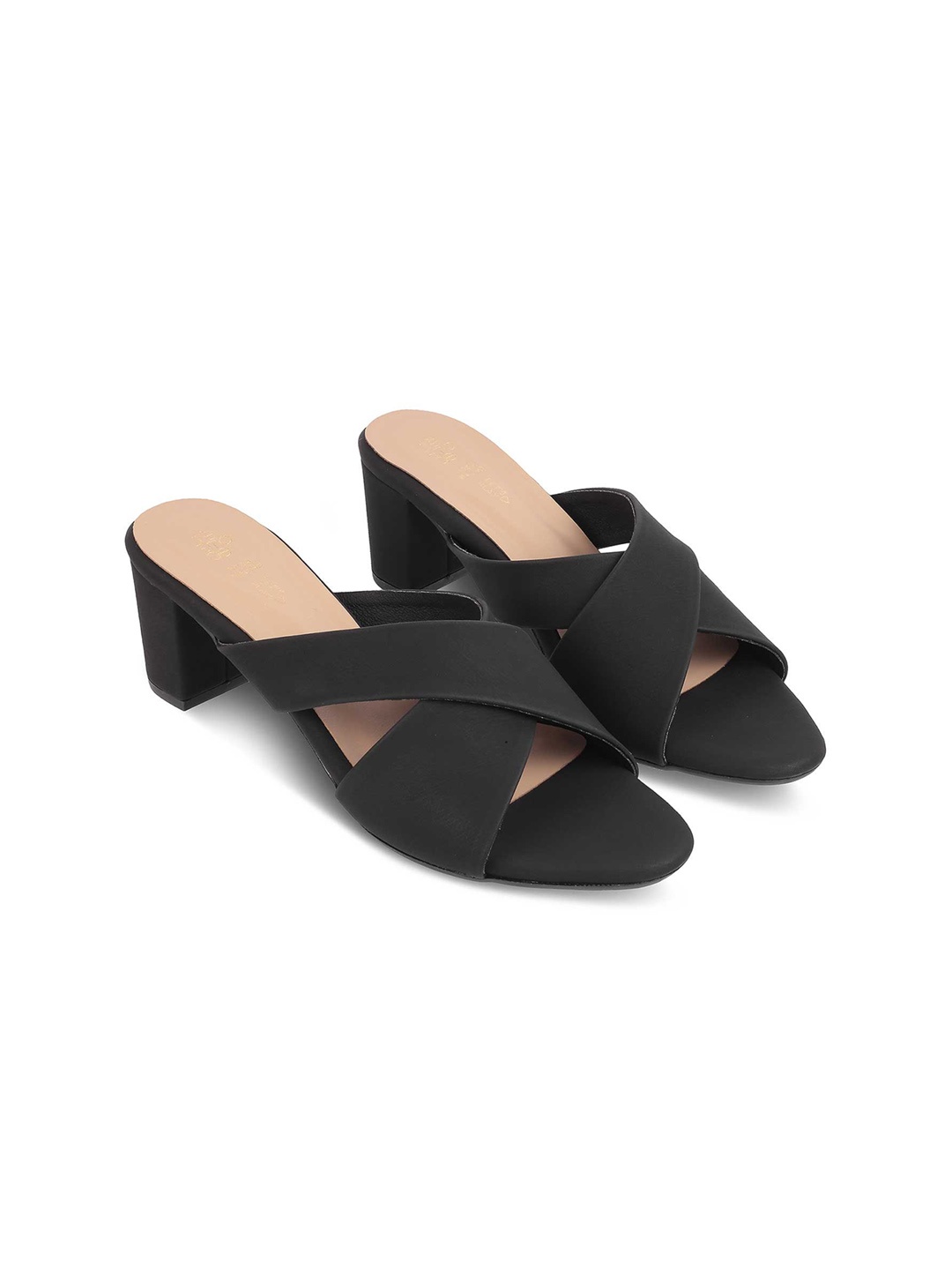 

Tresmode Women Block Sandals, Black