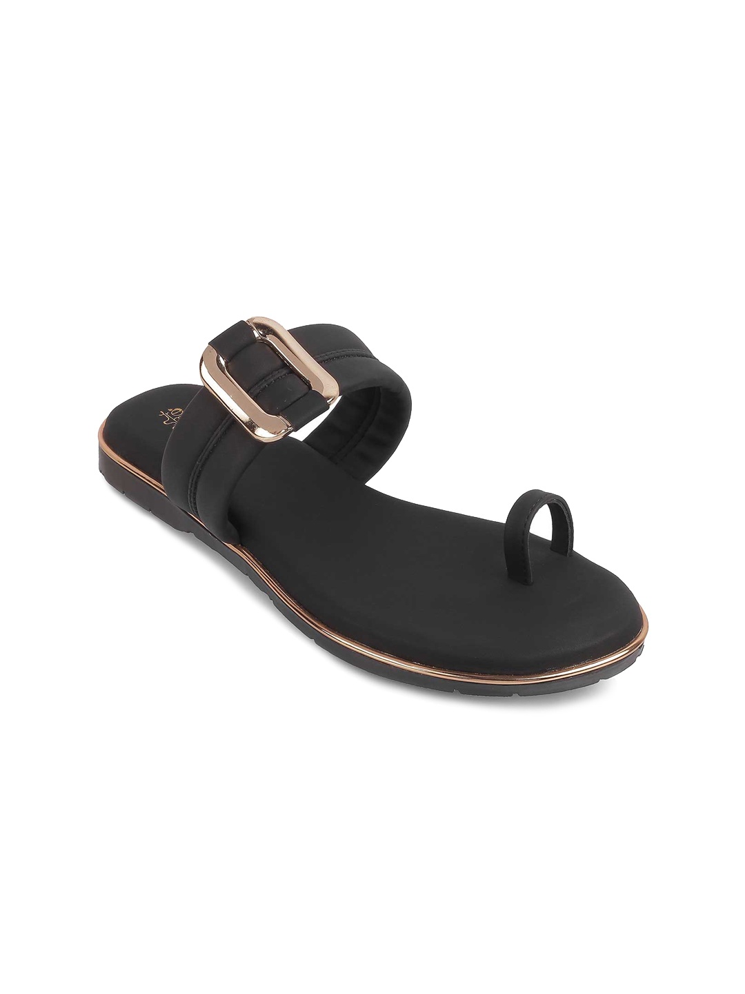 

Tresmode Women Ballerinas with Buckles Flats, Black