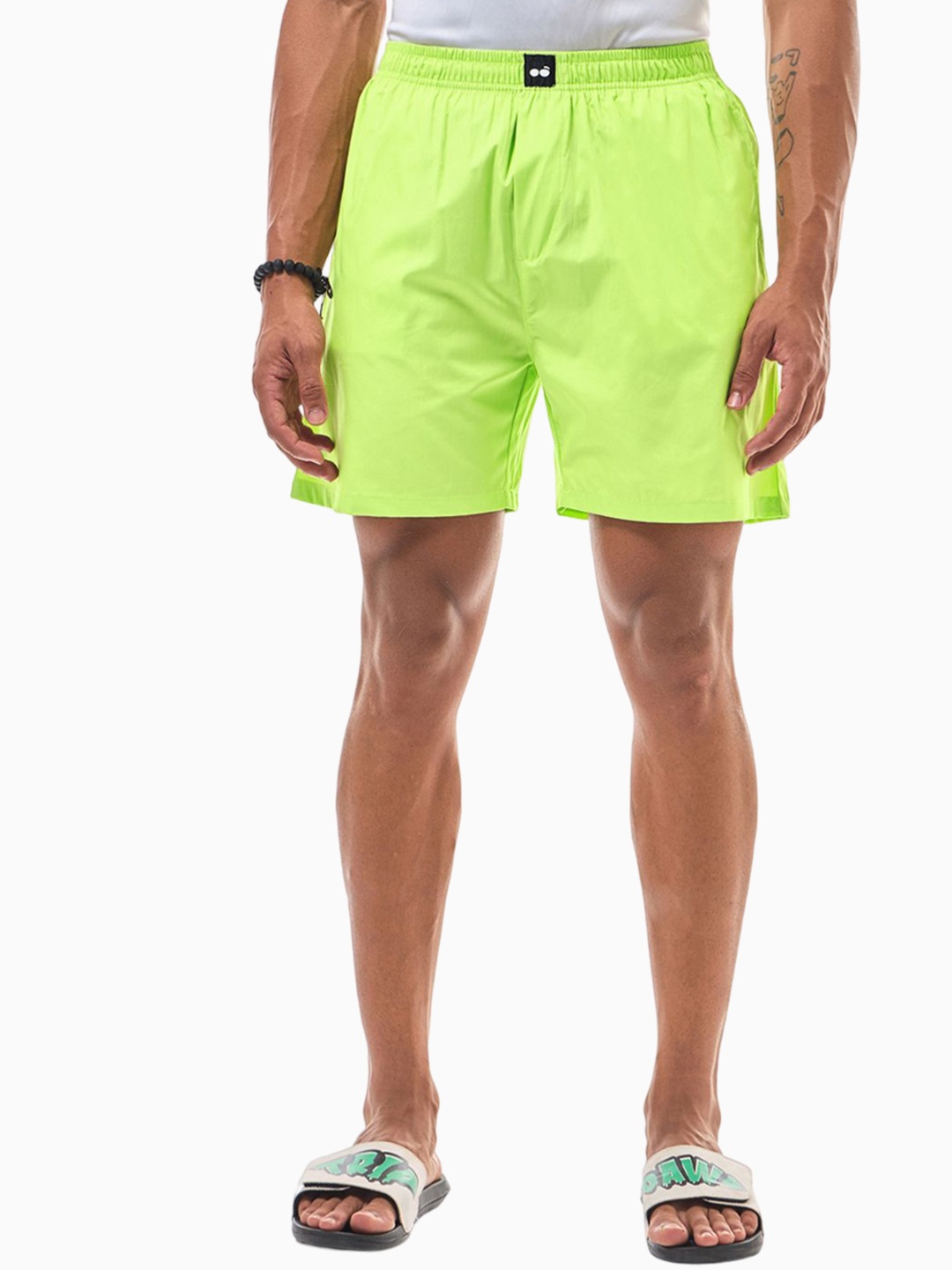 

Bewakoof Men Cotton Boxers, Green