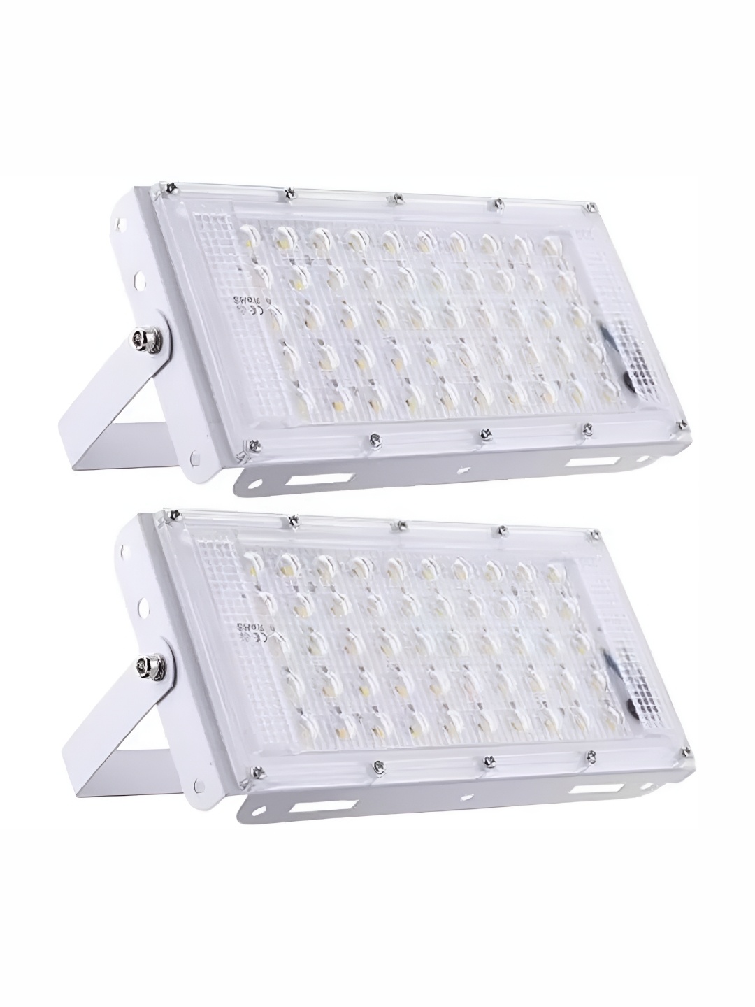 

SPARK WORLD 2-pcs White Aluminium Outdoor Lamps