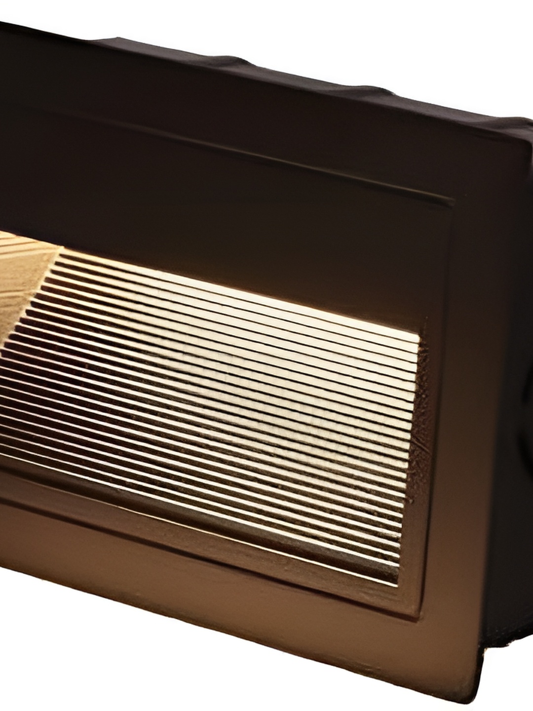 

SPARK WORLD Gold Toned & Black 2 Pieces Square Shaped Outdoor Lamps