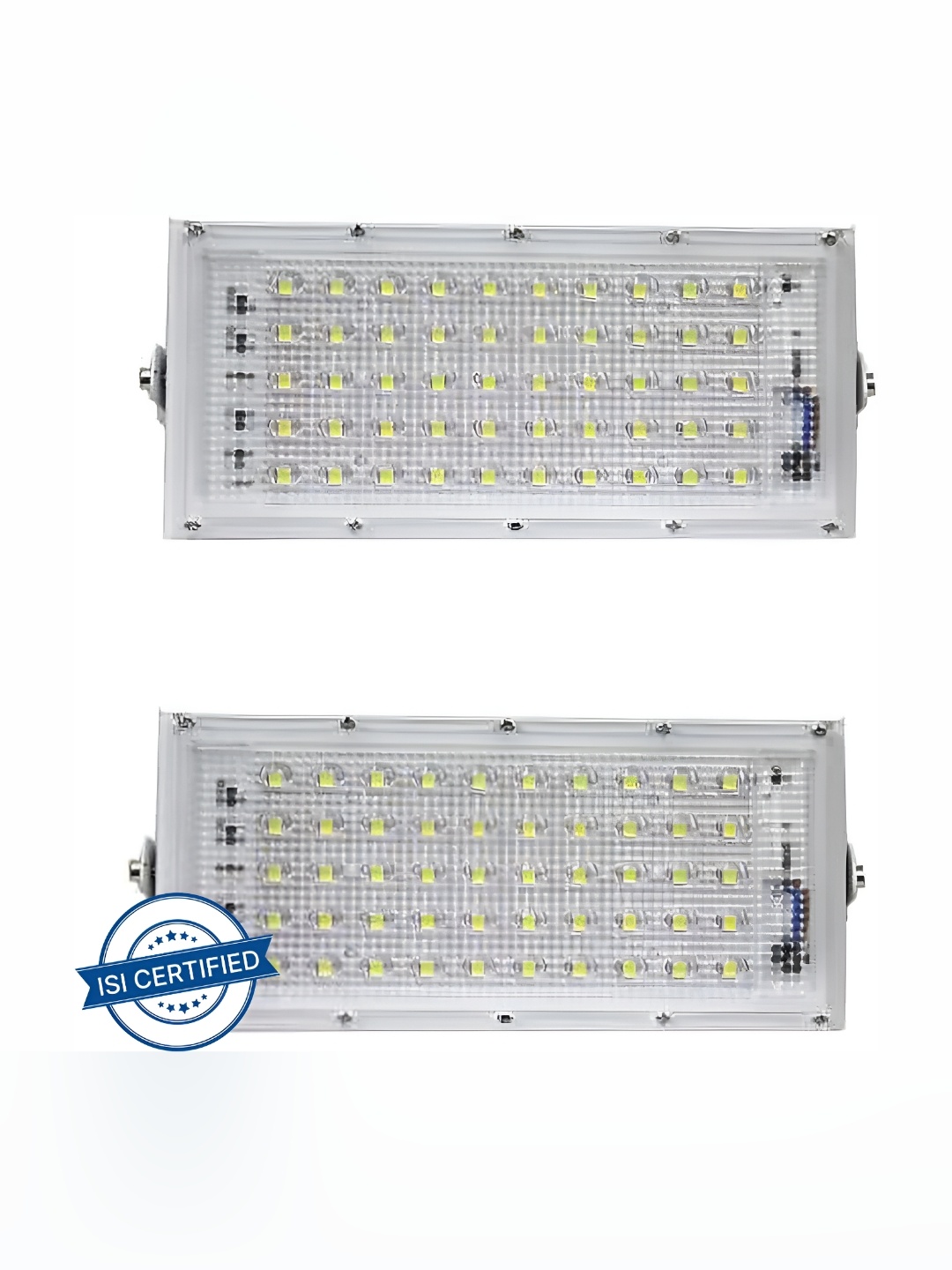 

SPARK WORLD 2Pc White Aluminium Square Shaped Outdoor Lamps