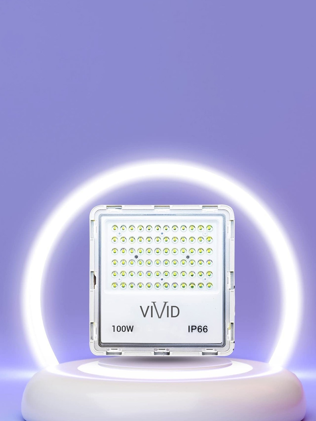 

SPARK WORLD White Rectangle Shaped Waterproof Outdoor Lamp