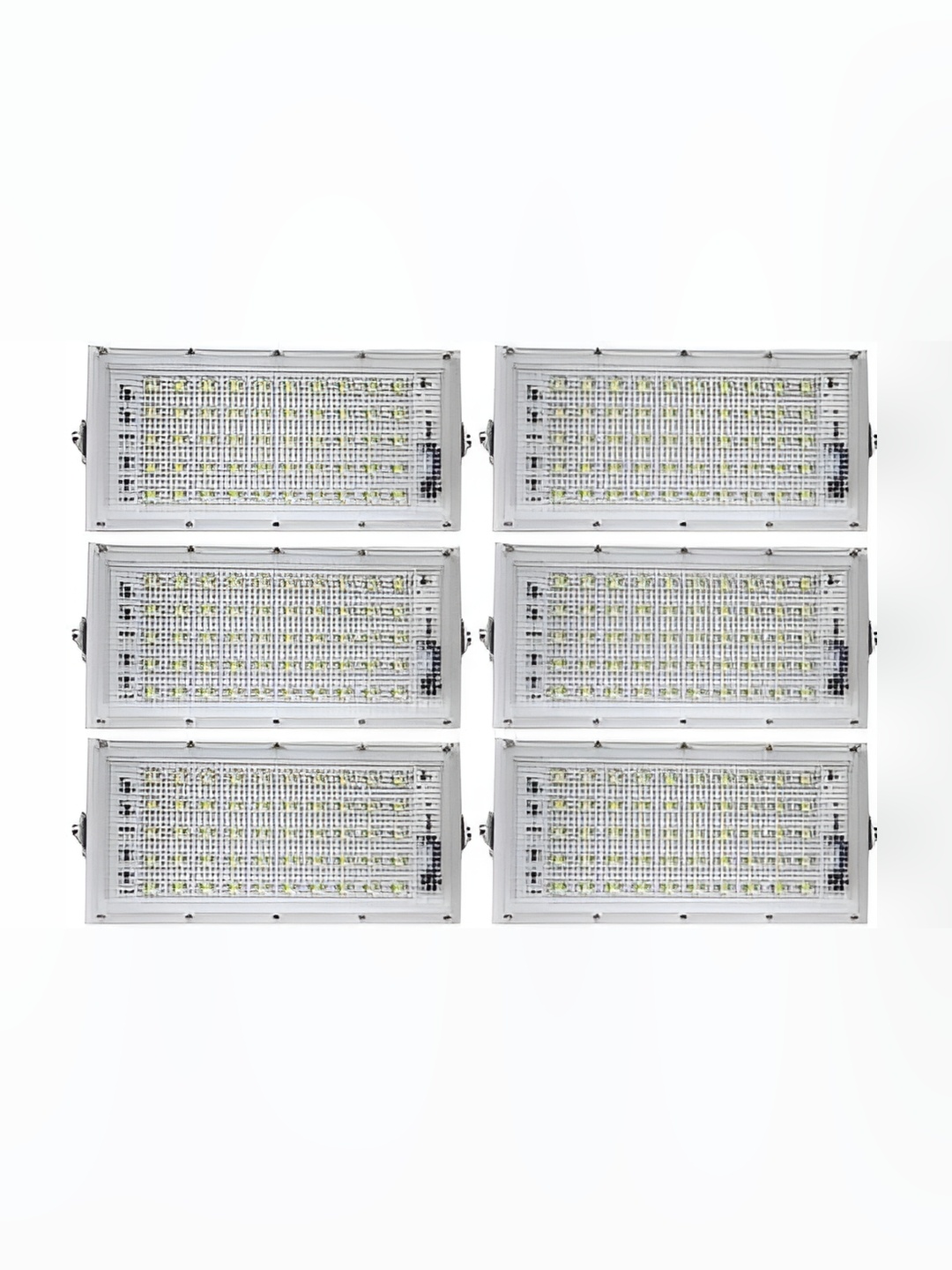 SPARK WORLD 6-Pcs White Outdoor Lamps