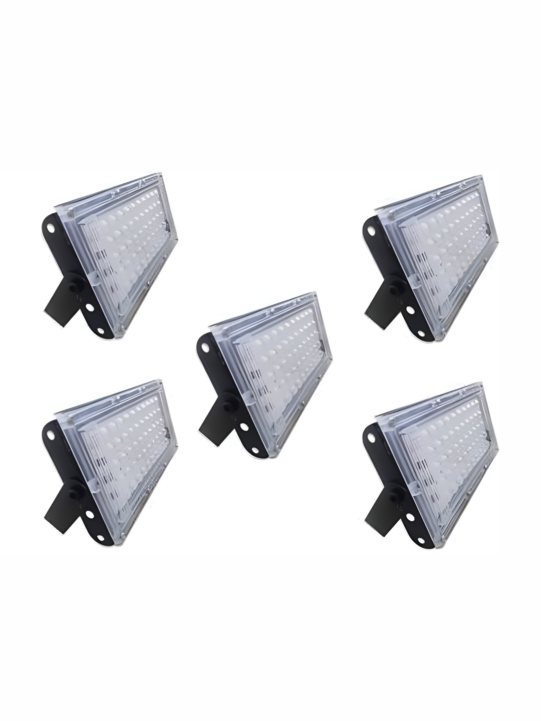 

SPARK WORLD White 5 Pieces Rectangle Shaped Waterproof Outdoor Lamps