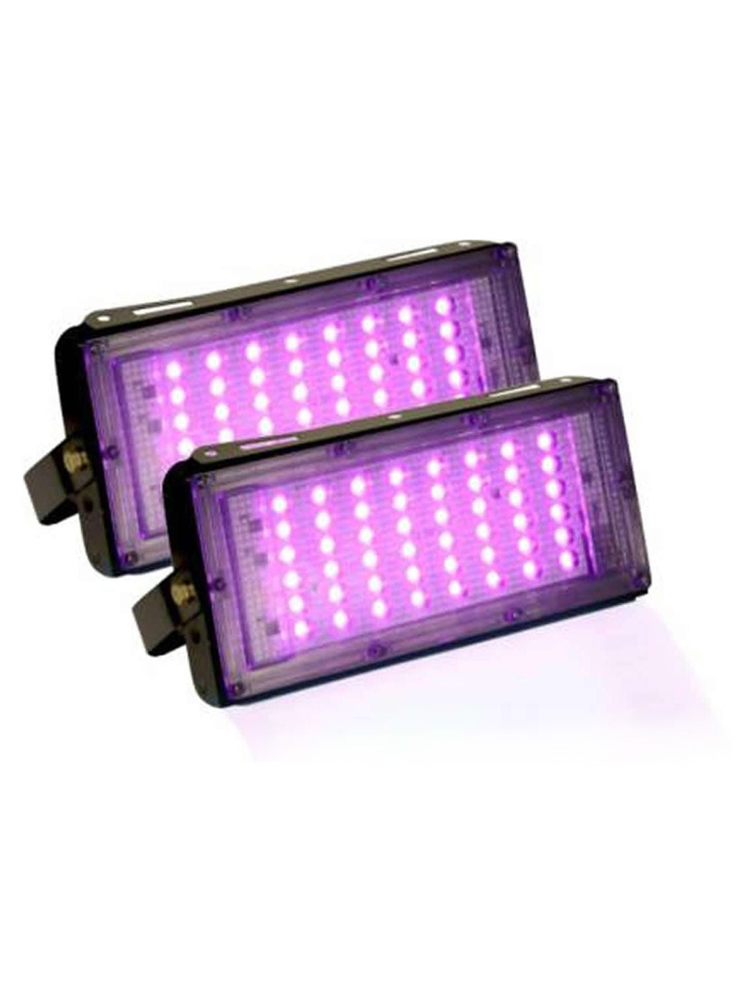 

SPARK WORLD Pink & Black 2 Pieces Rectangle Shaped Aluminium Outdoor Lamps