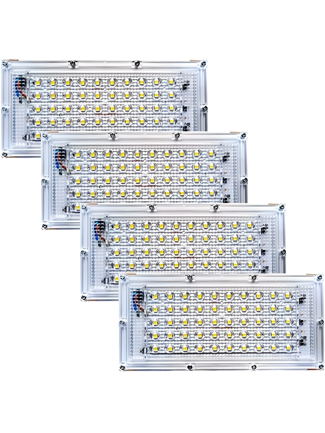 

SPARK WORLD White 4 Pieces Rectangular Outdoor Lamps