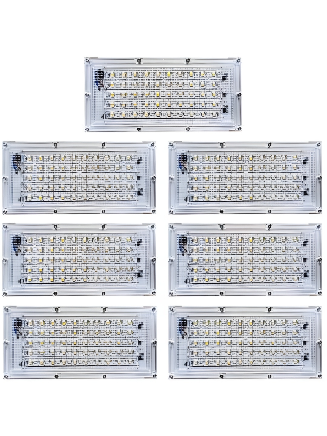 

SPARK WORLD 7 Pieces White Aluminium Textured Outdoor Lamps