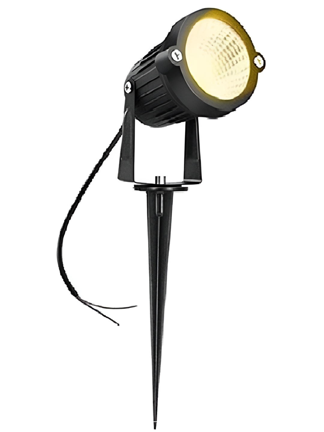SPARK WORLD Black & Yellow Self Assembly Outdoor Lamp