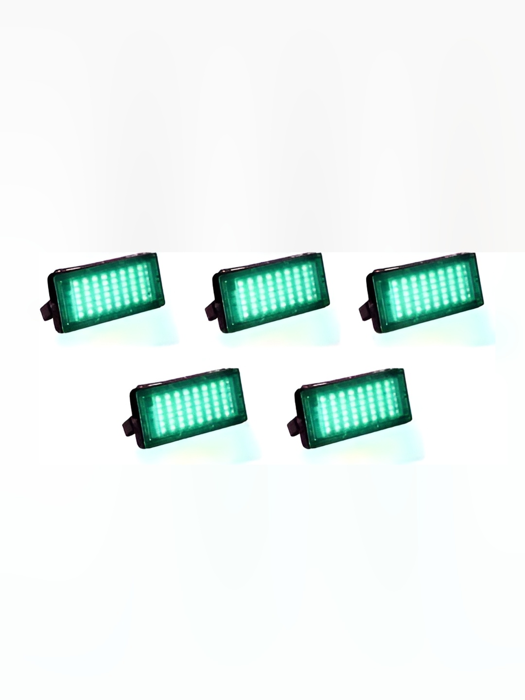 

SPARK WORLD Black 5 Pieces Aluminium Textured Outdoor Lamps, Green