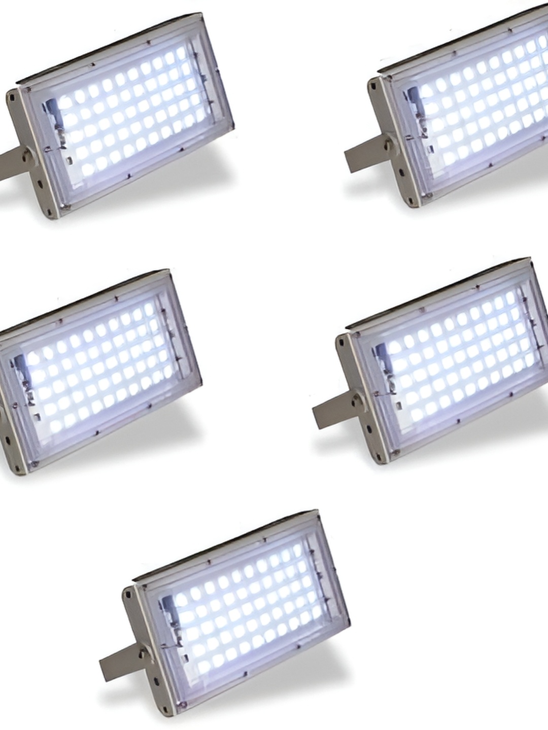 

SPARK WORLD 5-Pcs White Iron Outdoor Lamps