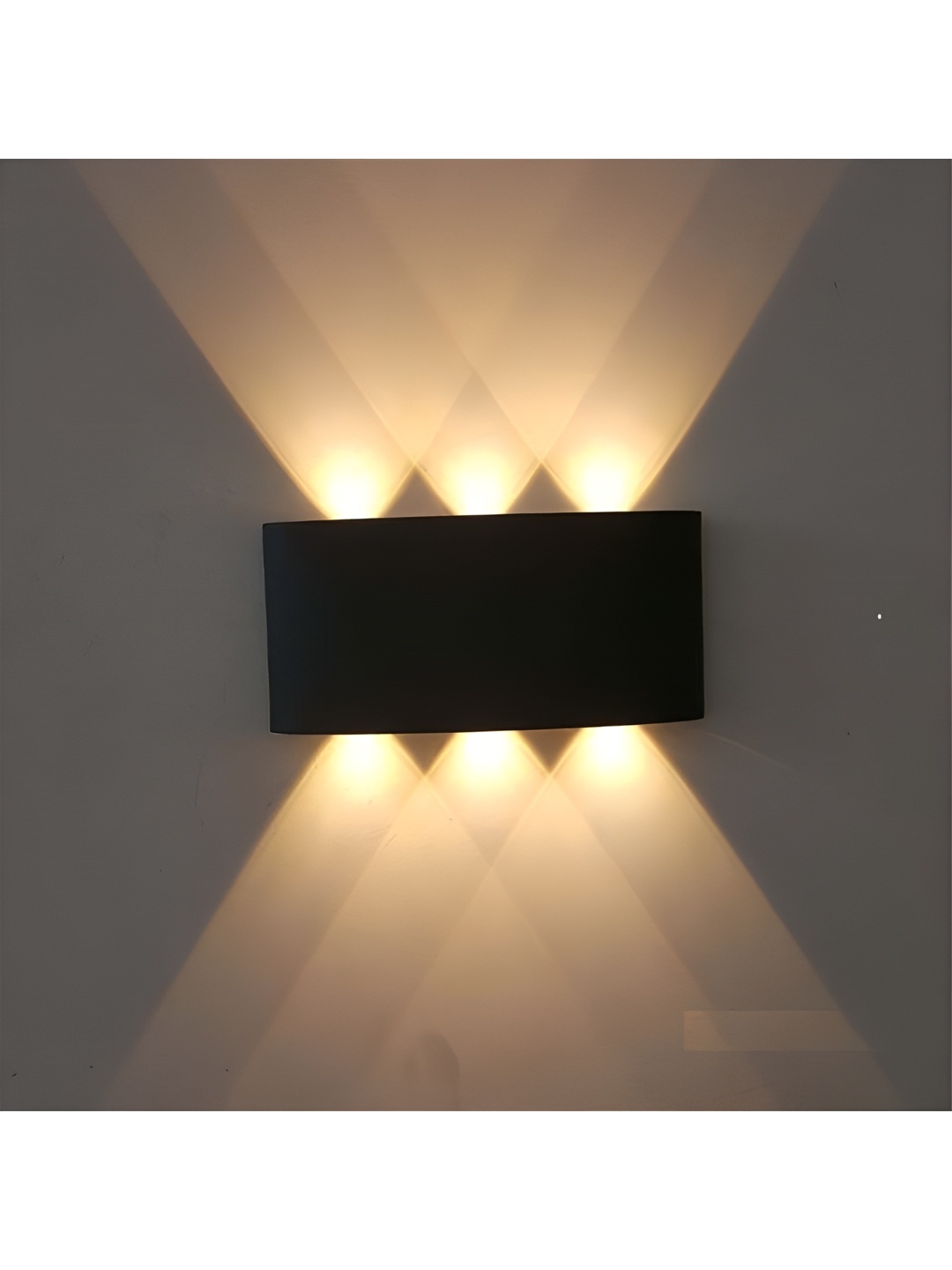 

SPARK WORLD Black Metal Textured Outdoor Lamp, Yellow