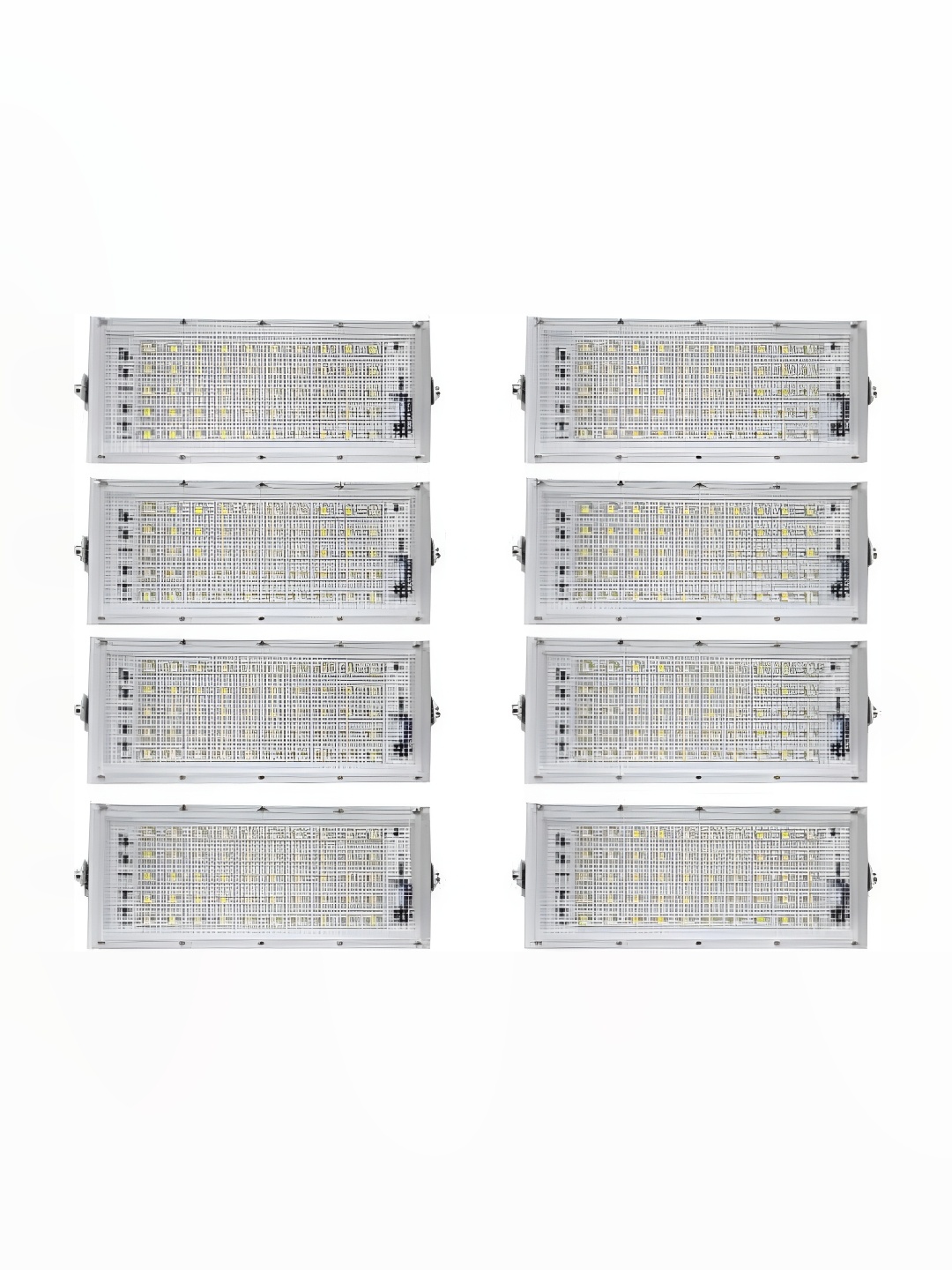 

SPARK WORLD 8Pc White Aluminium Square Shaped Outdoor Lamps