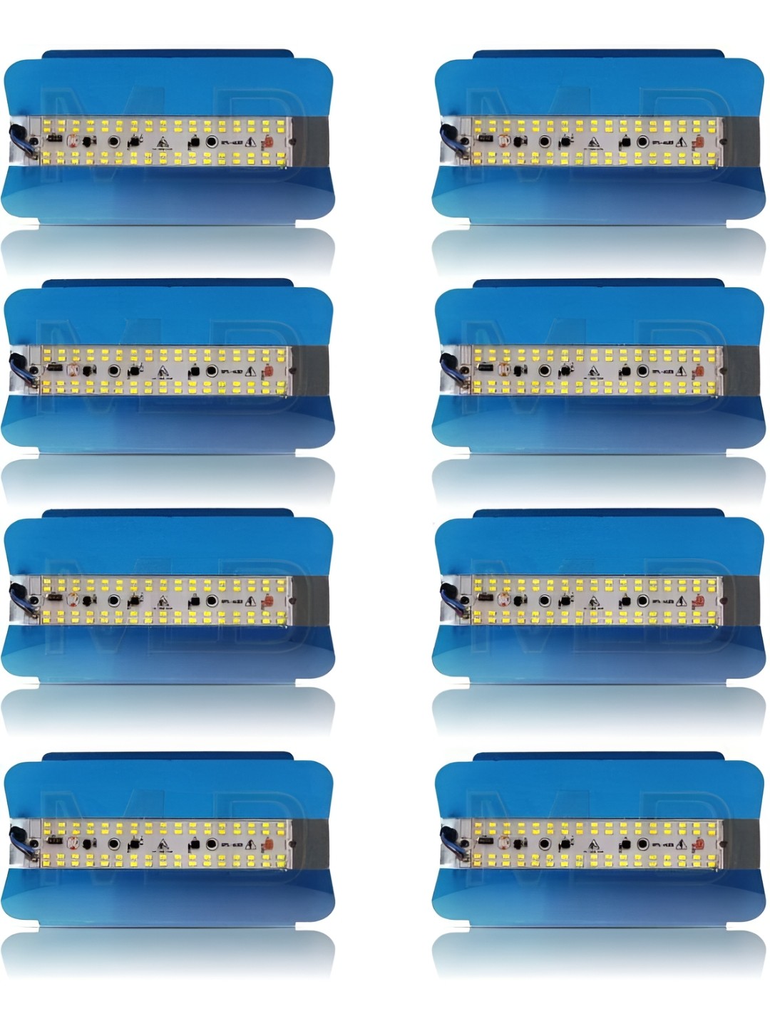 

SPARK WORLD White & Blue 8 Pieces Aluminum Outdoor Lamps
