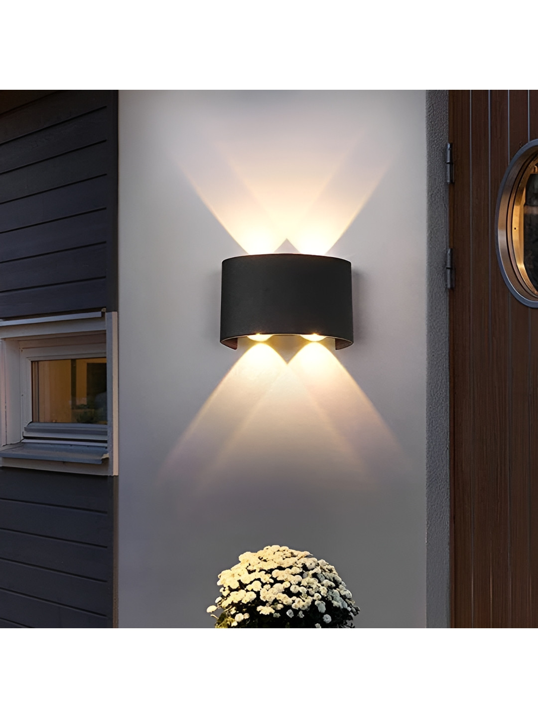 

SPARK WORLD Yellow Metal Square Shape Outdoor Lamp