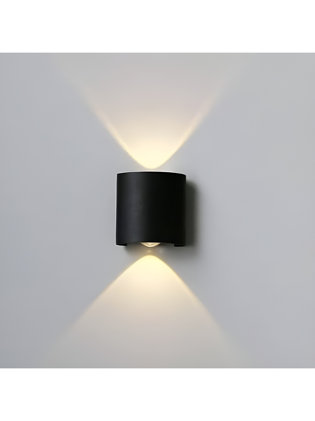 

SPARK WORLD White Metal Square Shaped Outdoor Lamp, Black