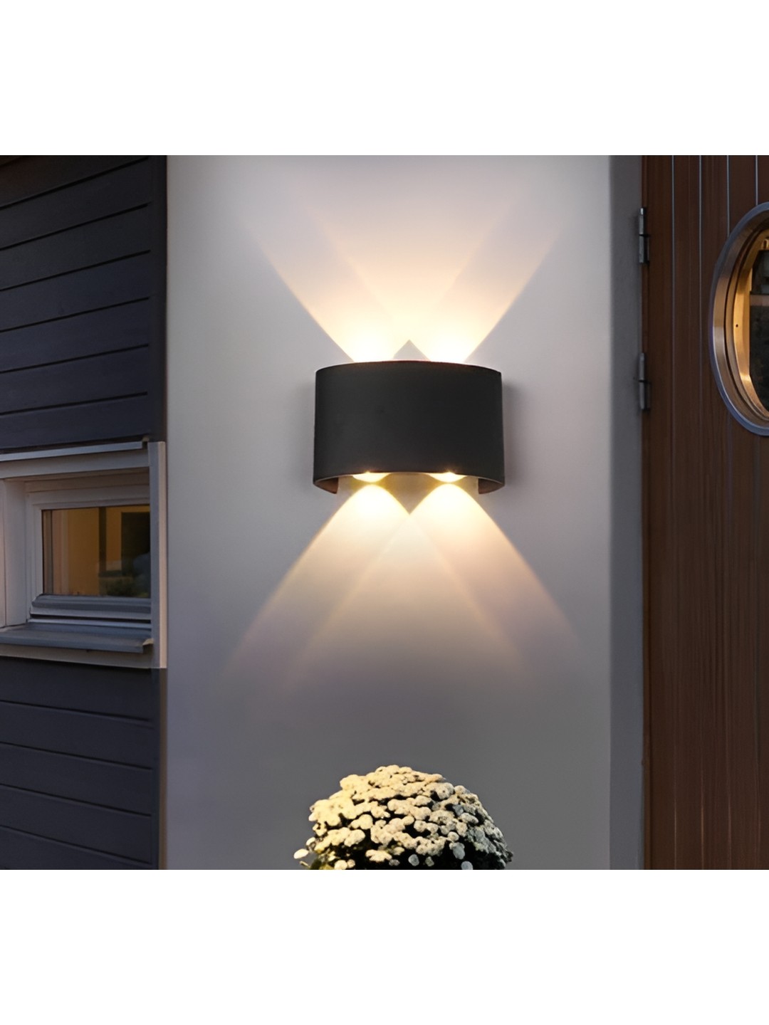

SPARK WORLD Yellow Aluminum Outdoor Lamps