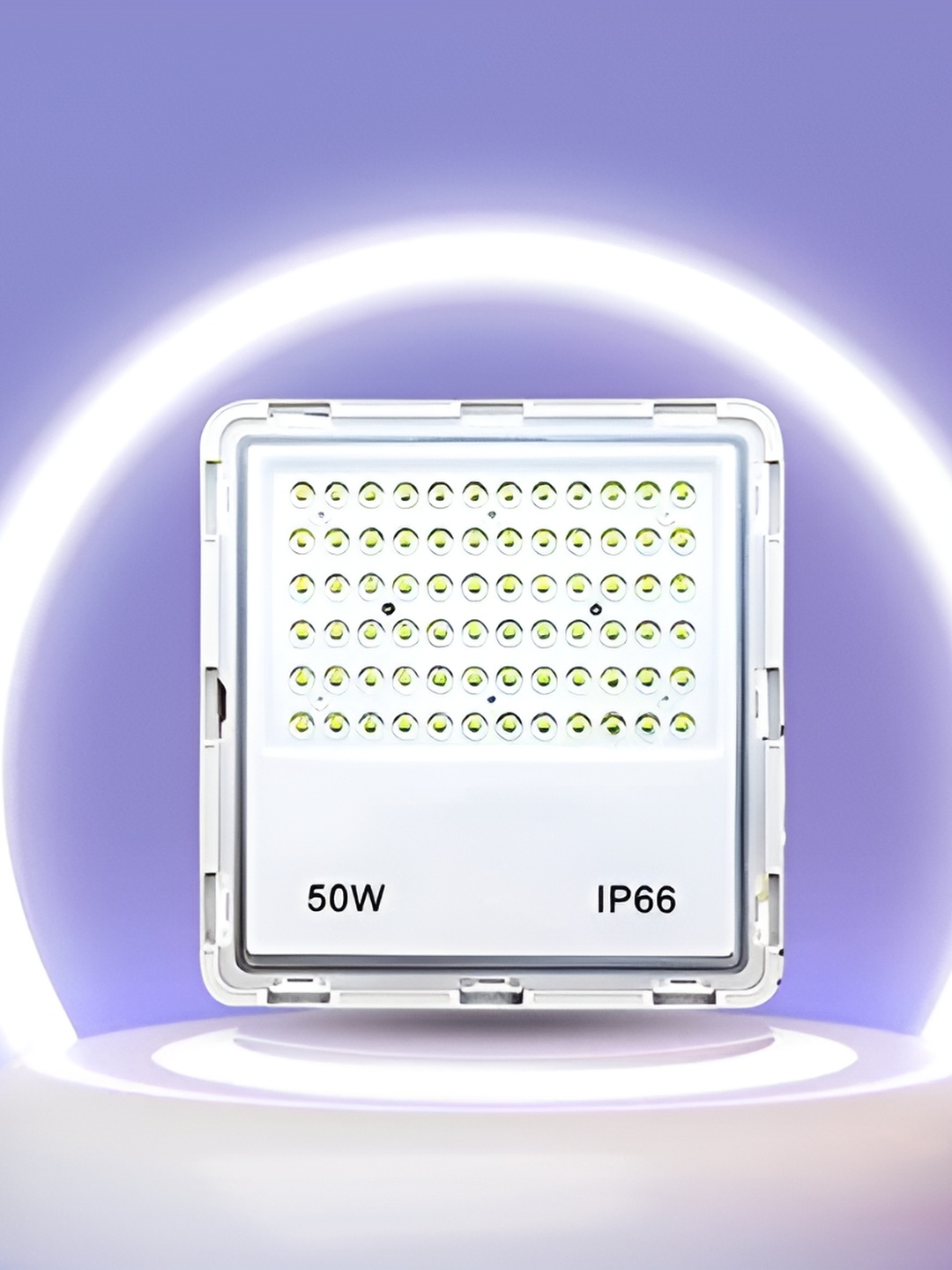 

SPARK WORLD 2 Pcs White Self Assembly Outdoor Lamp