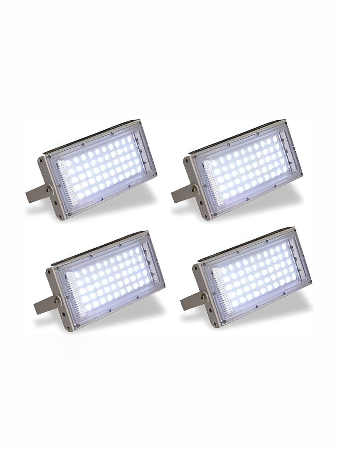 

SPARK WORLD 4 Pcs Black & White Self Assembly Outdoor Lamp