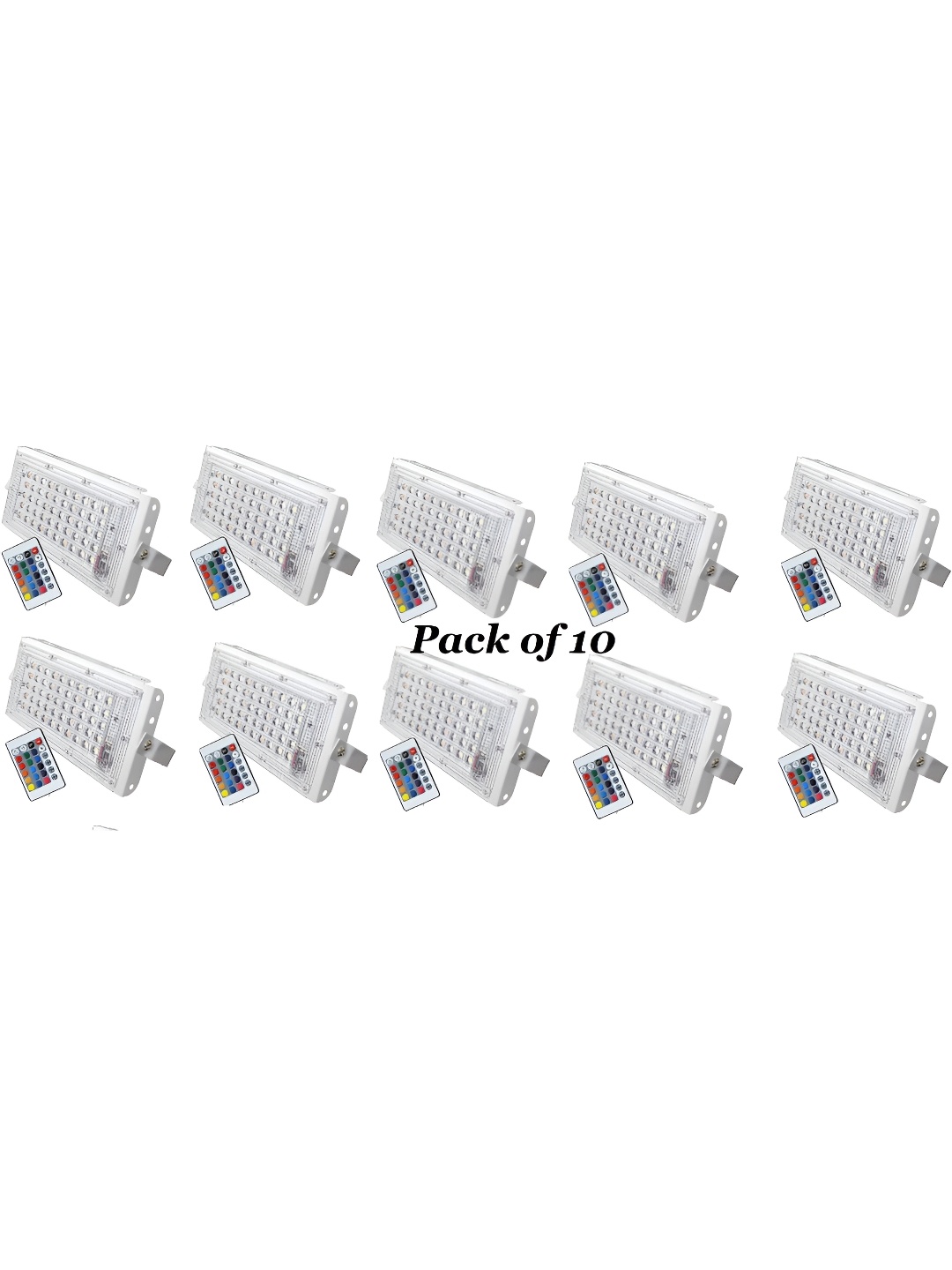 

SPARK WORLD 10 Pcs White Textured Outdoor Lamps