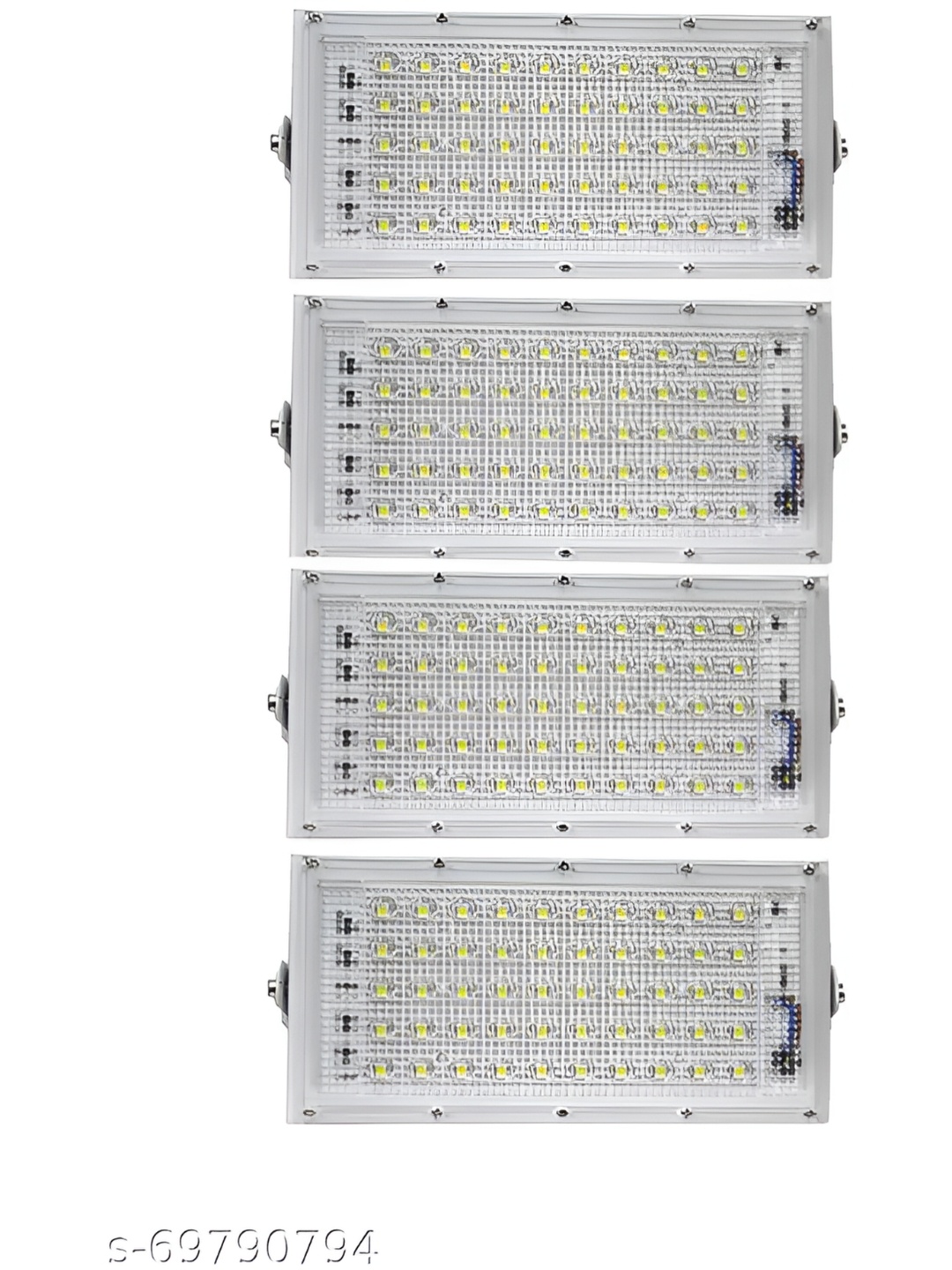 

SPARK WORLD White 4 Pieces Aluminium Square Shaped Outdoor Lamps