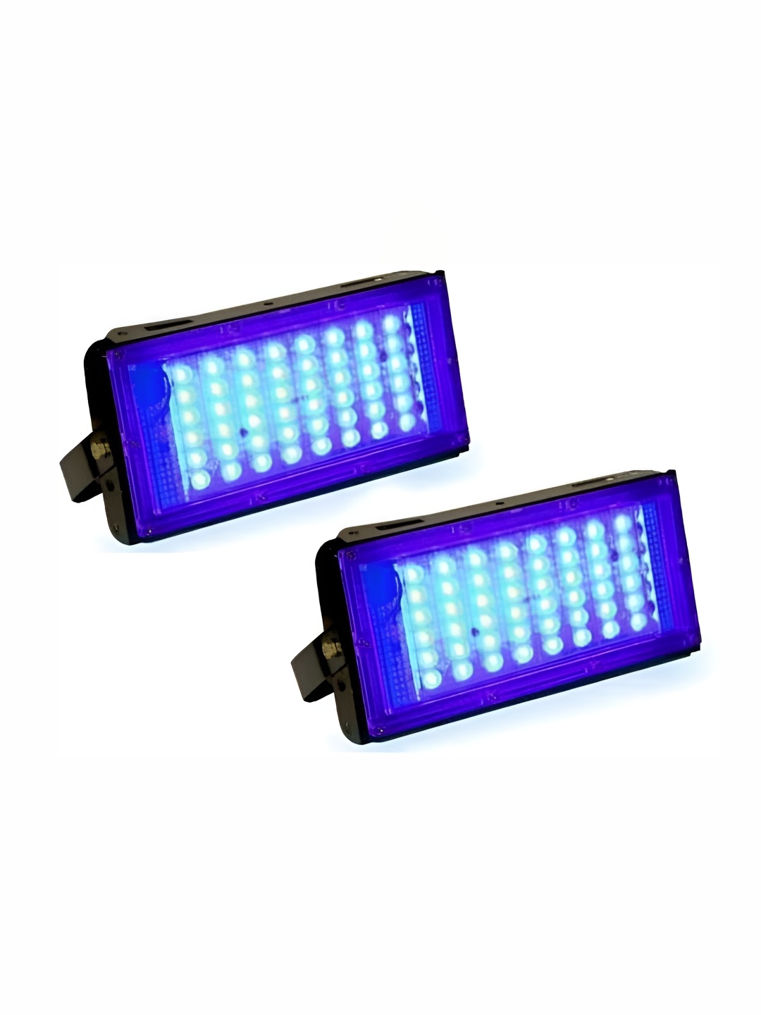 

SPARK WORLD Black 2 Pieces Textured Rectangle Outdoor Lamps