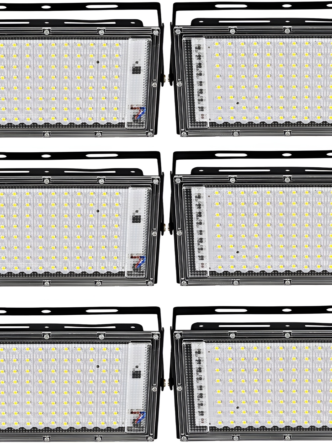 

SPARK WORLD White 6Pcs Square Shaped Outdoor Lamps