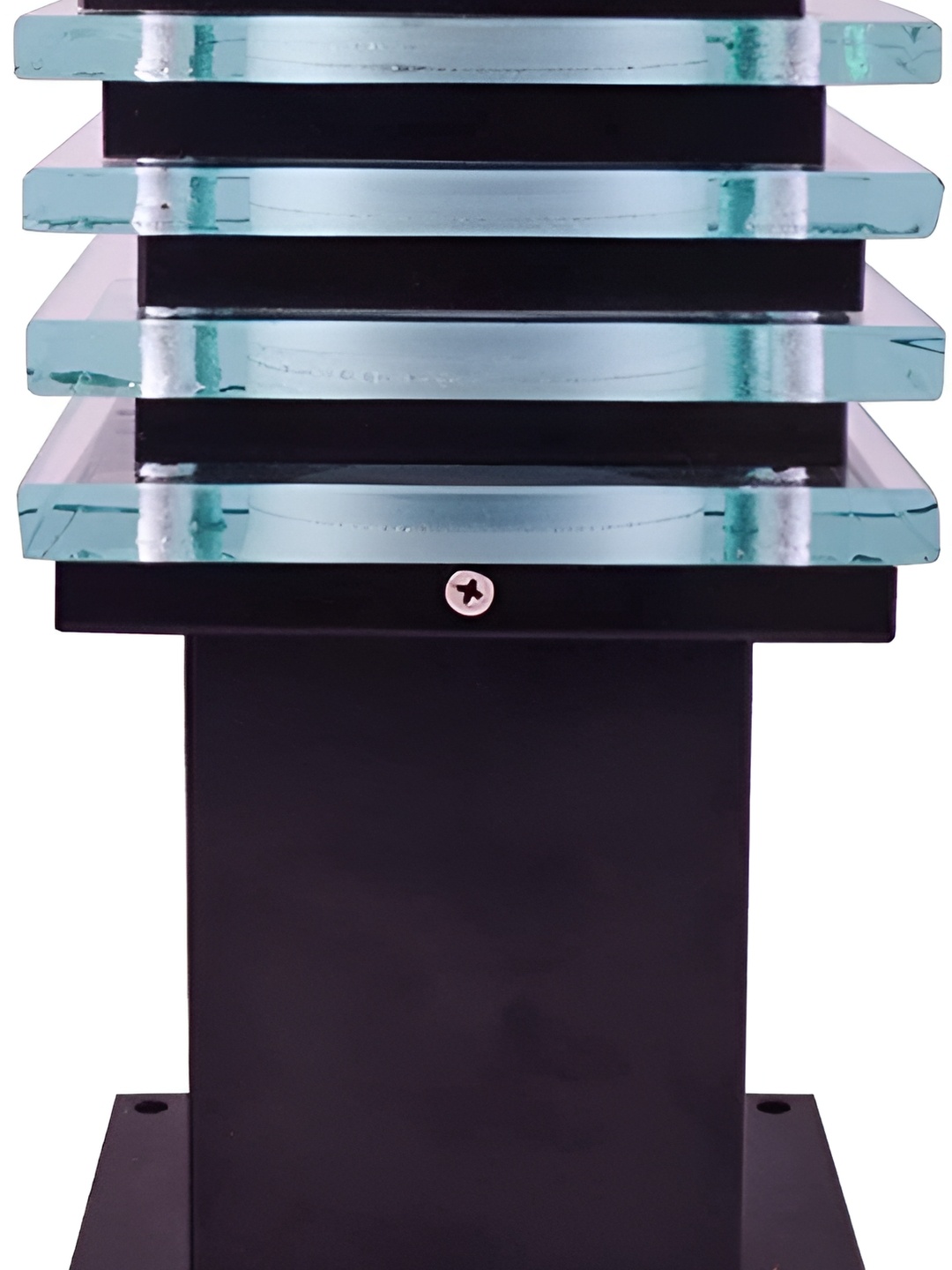 SPARK WORLD Black & White Square Shaped Outdoor Lamps