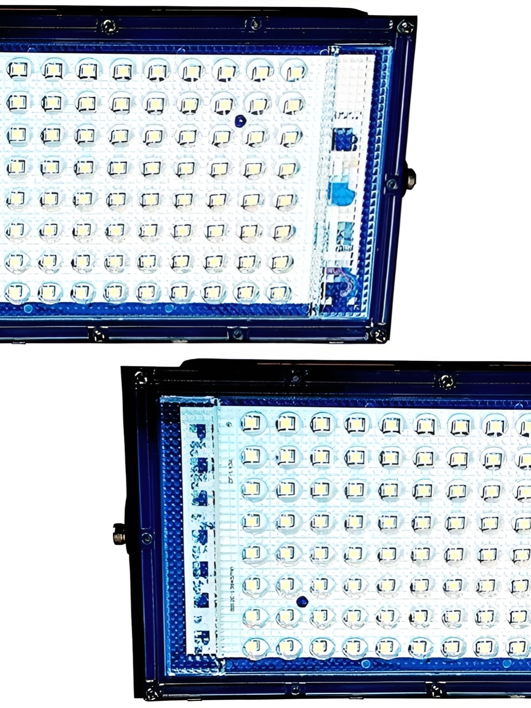 

SPARK WORLD 2Pc White Iron Square Shaped Outdoor Lamps