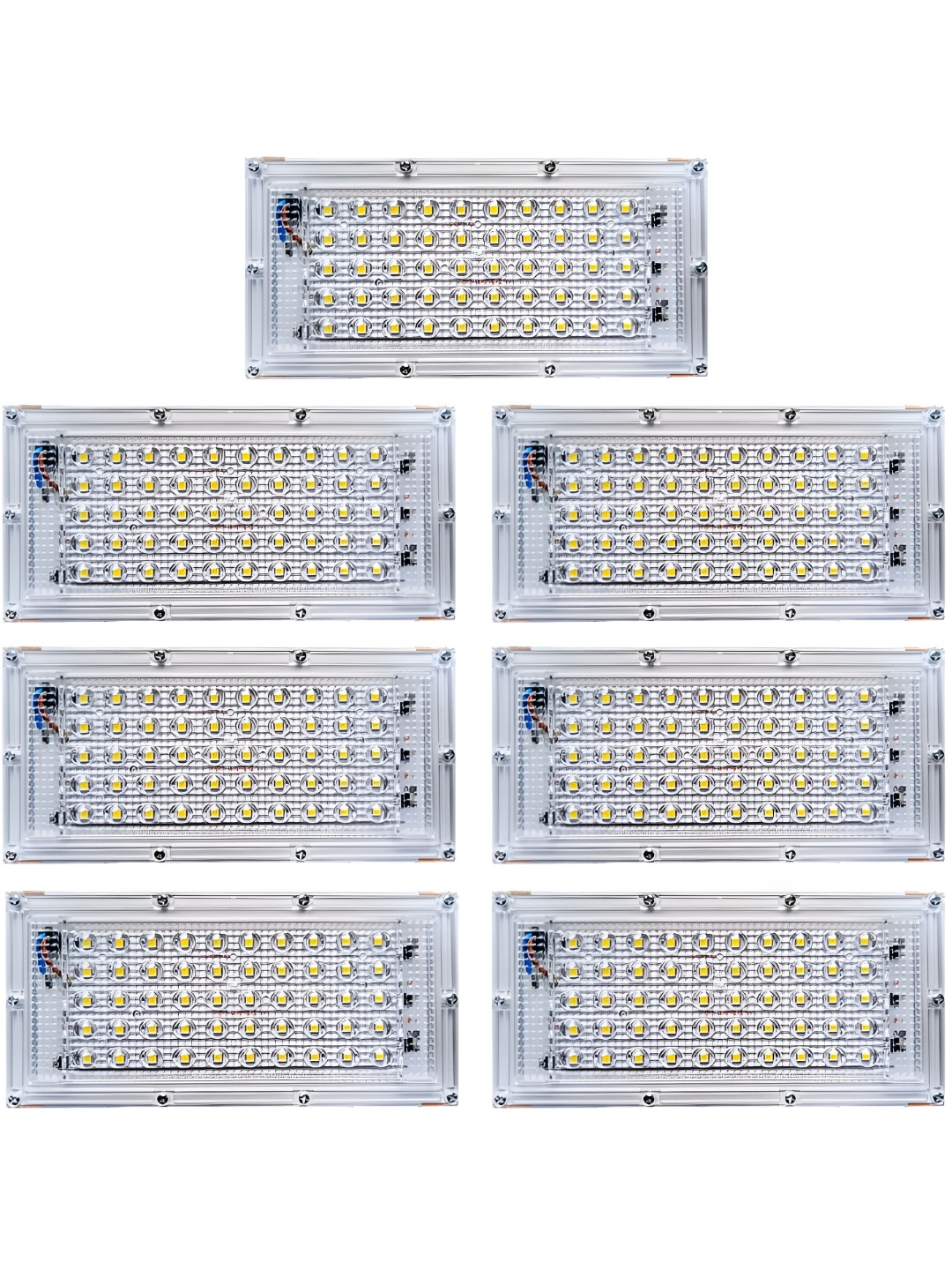 

SPARK WORLD White 7Pieces Rectangle Shaped Easily Installed Outdoor Lamps