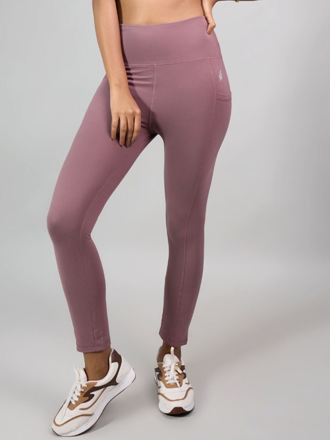 

FLURR Women Ankle Length Training Tights, Rose